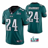 Men & Women & Youth Philadelphia Eagles #24 James Bradberry Green Super Bowl LVII Vapor Untouchable Limited Stitched Jersey,baseball caps,new era cap wholesale,wholesale hats